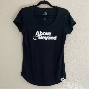 Above & Beyond Black T-Shirt size small